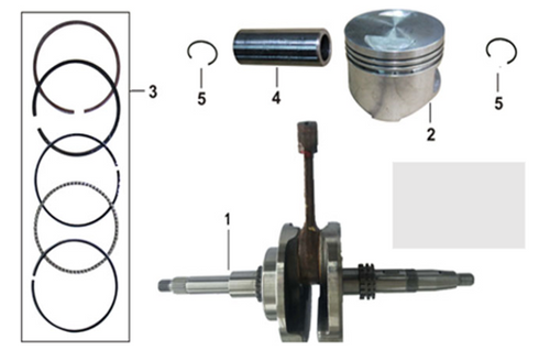 01 Crank shaft COMP 0520MI0-2000055A0 NTS 200i
