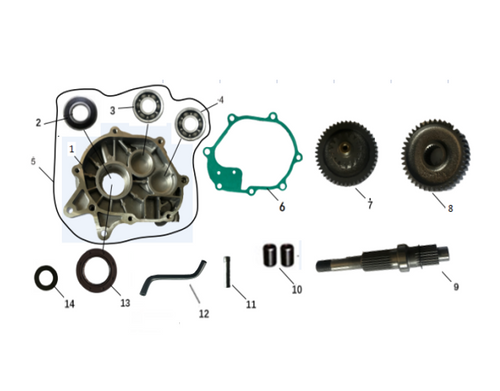 01 Gearbox cover 0520MI0-2000011A0 NTS 200i