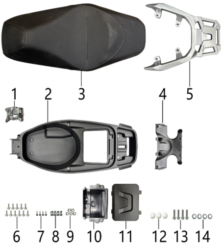 10 Battery box 1.06.4109.14109060200000 NTS 200i