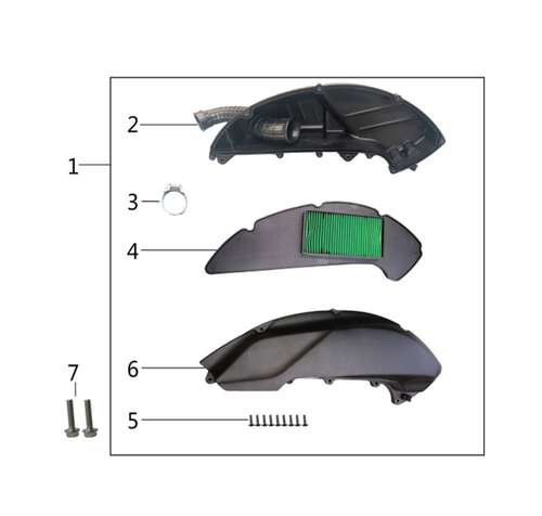 05 Air filter mounting screws each 1.90.07.3999.004