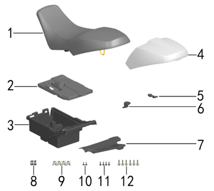 01 Seat JN.41100-J74-0000