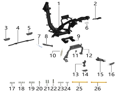 06 Seat lock plate JN.41200-J74-0000