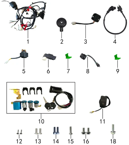 01 Main Wiring Harness JN.81000-B74-0000