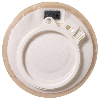 Coloplast Assura Two-piece Stoma Cap, Filter, Opaque, 1-9/16" Flange, Cut-to-fit Flat Skin Barrier, 1/2" To 1-1/2" Stoma