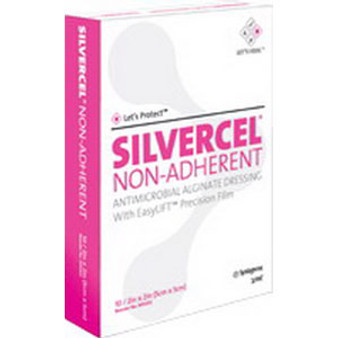 Silvercel Non-adherent Antimicrobial Alginate Dressing 4-1/4" X 4-1/4"