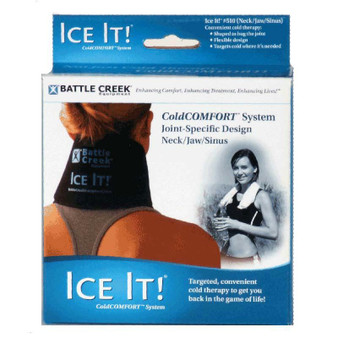 Ice It Deluxe 4-1/2" X 10"  Cold Therapy System For Neck/jaw/sinus