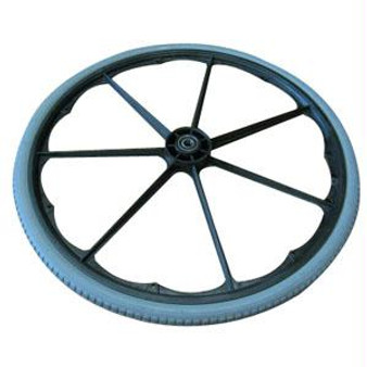 Composite Rear Wheel 24" X 1-3/8", Pneumatic With Flat Free Insert, 7/16" Axle