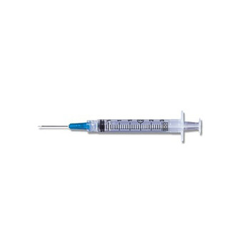 Luer-lok Syringe With Detachable Precisionglide Needle 23g X 1", 3 Ml