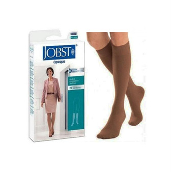 Jobst Opaque Softfit Knee-high, 20-30, Closed, Expresso, Large