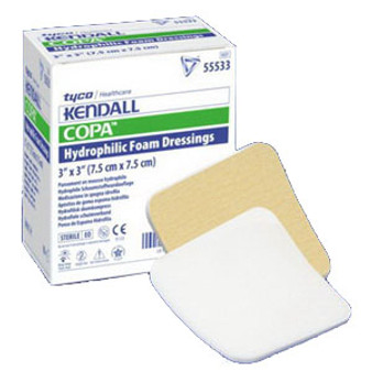 Cardinal Health Kendall Foam Island Dressing, 4" X 4" - Replaces Zdf33b