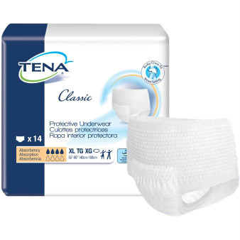 Tena Classic Protective Underwear X-large, 55"- 66"
