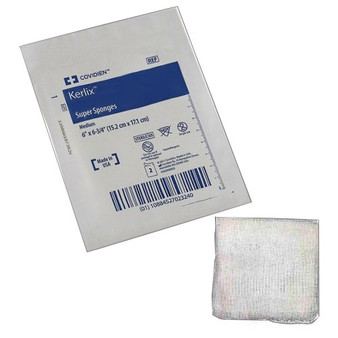 Kerlix Sterile Super Sponge Medium 6" X 6-3/4"