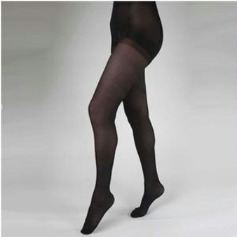 Health Support Vascular Hosiery 15-20 Mmhg, Panty Hose, Sheer, Black, Regular Size B