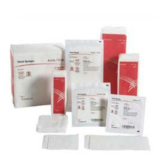 Cardinal Health Gauze Sponges, Sterile, 4" X 4", 8-ply (25-2's/tray).