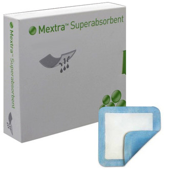 Mextra Superabsorbent Dressing, 5" X 5"