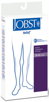 Relief Knee-high Firm Compression Stockings X-large, Black - 114739