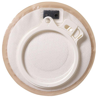 Assura Stoma Cap With Skin Barrier And Filter 1/2" - 1-3/4" Stoma Opening, 2", Opaque, Secure Locking System