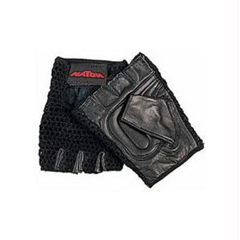 Wheelchair Glove, X-large - 11", Black, Mesh