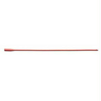 Smooth Tip Red Rubber Intermittent Catheter 16 Fr 16"