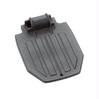 Aluminum Footplate Medium, 7-3/4" X 6", Black