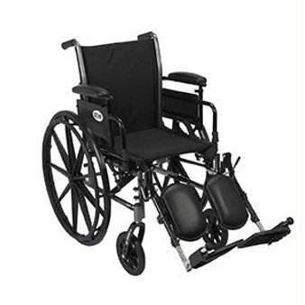 Cruiser Iii Light Weight Wheelchair With Flip Back Removable Desk Arms And Elevating Leg Rest - K320DDA-ELR