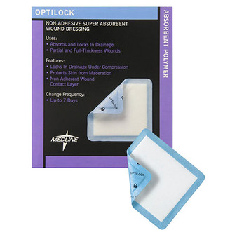 Optilock Non-adhesive Dressing 6.5" X 10" With 5.5" X 8.9" Pad