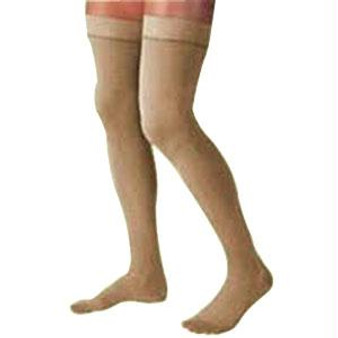 Relief 30-40mm Thigh High,beige, Large, Closed Toe