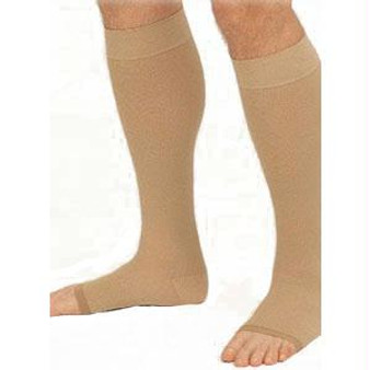 Relief Knee-high Extra-firm Compression Stockings X-large Full Calf, Beige