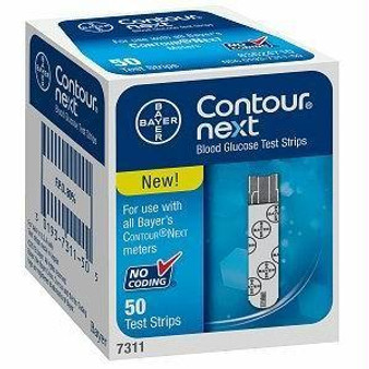 Contour Next Blood Glucose Test Strip (50 Count)