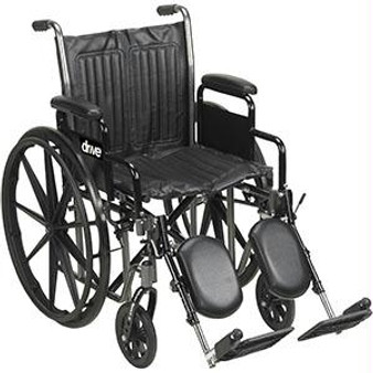 Silver Sport 2 Wheelchair With Detachable Desk Arms And Elevating Leg Rest