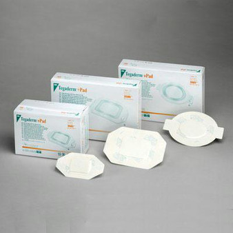Tegaderm Film Dressing With Non-adherent Pad 3-1/2" X 4-1/8" Oval