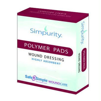 Simpurity High Absorbent Polymer, 4" X 5" Pad