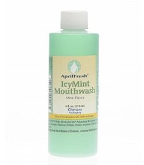 Icy Mint Mouthwash With Alcohol, 4 Oz