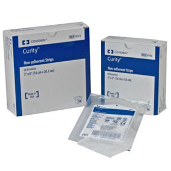 Curity Non-adhering Oil Emulsion Dressing 3" X 3"