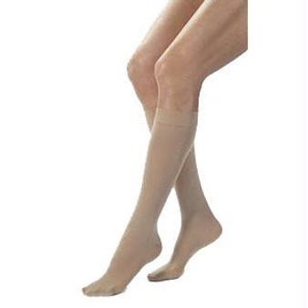 Opaque Women's Knee-high Stockings, 30-40, X-large Full Calf, Natural