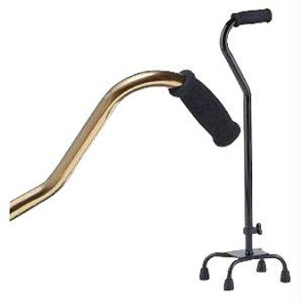 Small Base Quad Cane, Bronze