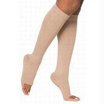 504c Natural Rubber Calf, 40-50mmhg, Unisex, Size X4, Beige