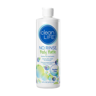 CleanLife No-Rinse Body Bath 16 oz
