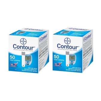 Ascensia Bayer Contour 100 Test Strips For Glucose Care