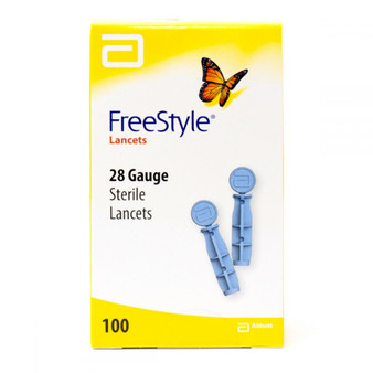 Abbott FreeStyle Sterile Lancets 100 Ct For Glucose Care