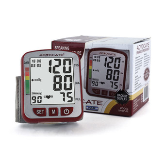 Advocate Talking Wrist Blood Pressure Monitor 403-FG