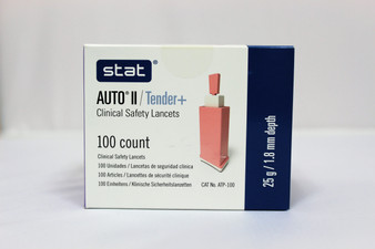 Auto II Tender Clinical Pressure-activated Lancets - 25 gauge / 1.8mm
