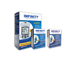 Infinity Glucose Meter Kit [+] 100 Test Strips For Glucose Care