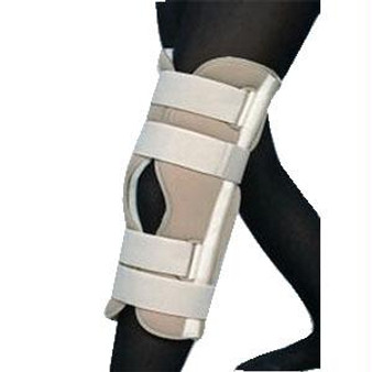 Beige, Un, Universal 3-panel 20" Knee Immobilizer