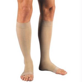 Relief Knee-high Extra Firm Compression Stockings Large, Beige