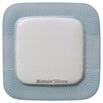 Biatain Silicone Foam Dressing 6" X 6", Pad Size 4.2" X 4.2"