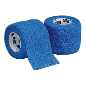 Coban Non-sterile Self-adherent Wrap 3" X 5 Yds., Blue