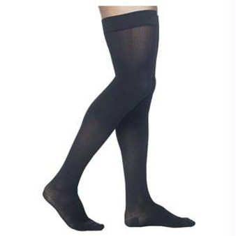 822n Style Microfiber Thigh, 20-30mmhg, Men's, Large, Short, Black