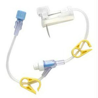 Gripper Plus Safety Needle With Split Septum Y-site 20g X 1"