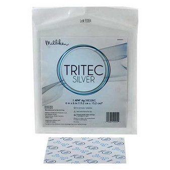 Tritec Silver Antimicrobial Wound Contact Layer Dressing 6" X 6"